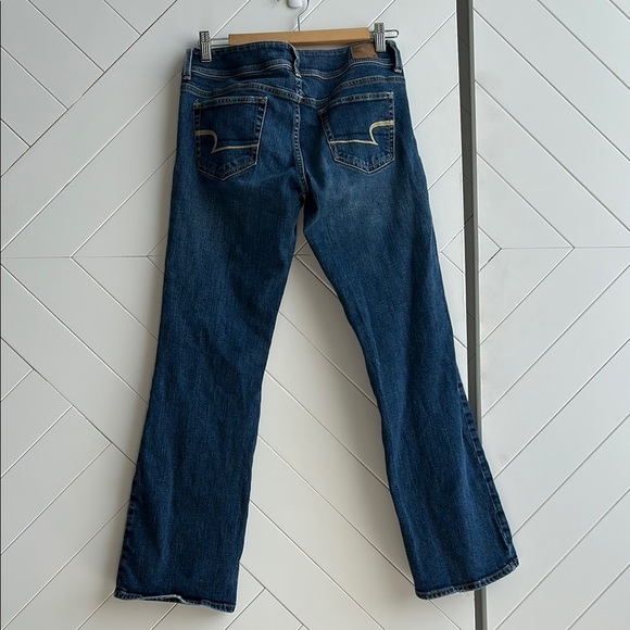 Y2K American Eagle low rise boot cut Denim Jeans size 6 - Picture 3 of 9